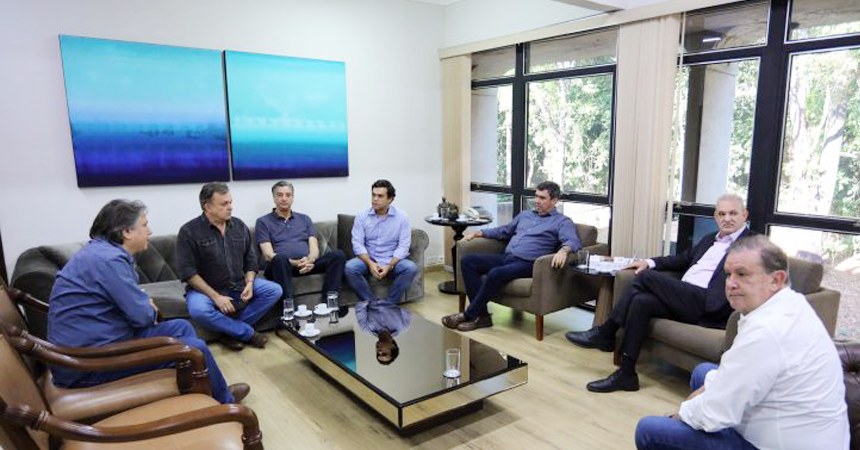 Eduardo Riedel, Vander Loubet, Dagoberto Nogueira, Beto Pereira e Geraldo Rezende